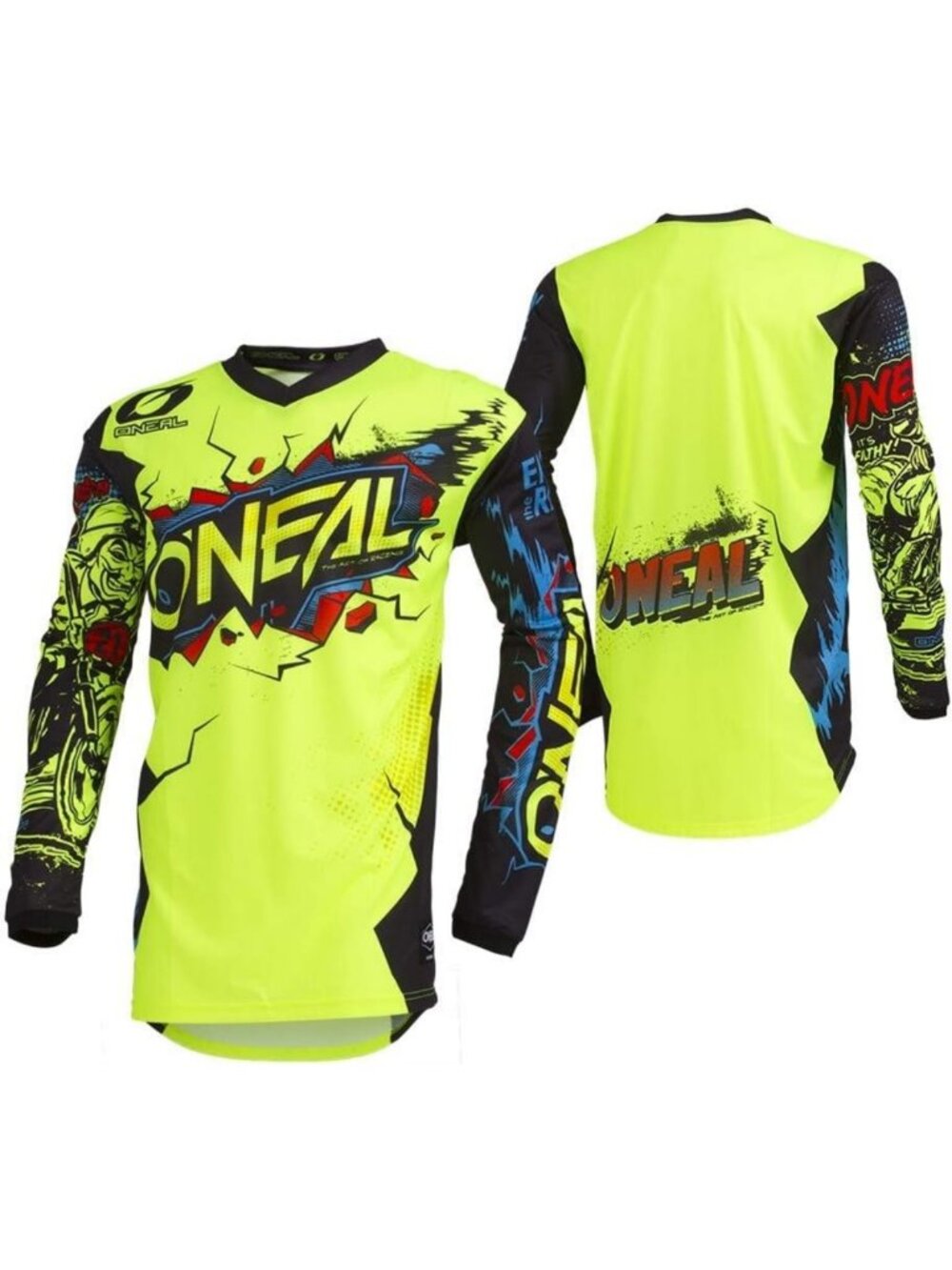 Men's Element Villain Jersey - Lightweight, Breathable, Stylish Off-Road Gear